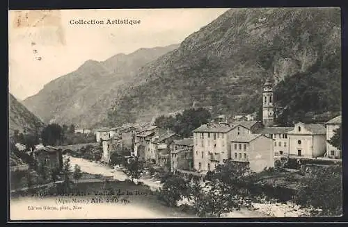 AK Fontan /Alpes-Marit., Vallée de la Roya, Panorama