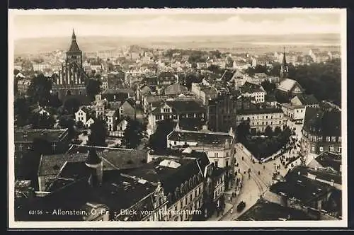 AK Allenstein, Blick vom Rathhausturm