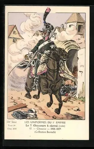 AK Le 7e Chasseurs à cheval (suite), Chasseur, 1808-1809