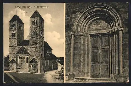 AK Altenstadt /Obb., Basilika, Hauptportal