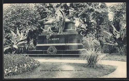 AK Essen a. Ruhr, Grabdenkmal A. Krupp