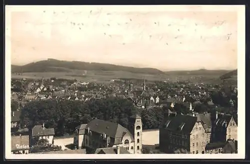 AK Aalen, Teilansicht mit Kirche