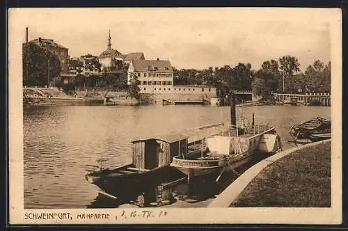 AK Schweinfurt, Mainpartie mit Booten