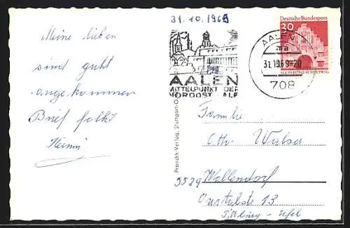 AK Unterkochen /Württ., Teilansicht