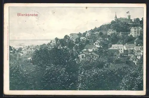 AK Hamburg-Blankenese, Süllberg mit Hotel