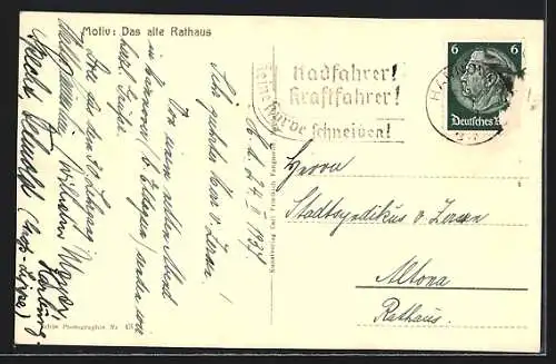 AK Hannover, Altes Rathaus