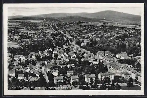 AK Bad Soden a. Taunus, Fliegeraufnahme mit Blick ins Land