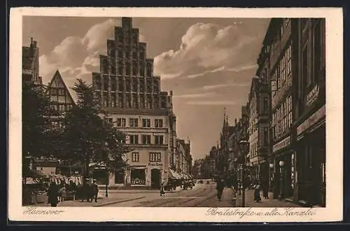 AK Hannover, Breitestrasse und alte Kanzlei