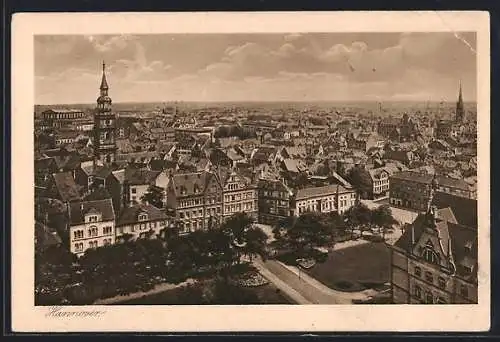 AK Hannover, Blick über die Stadt