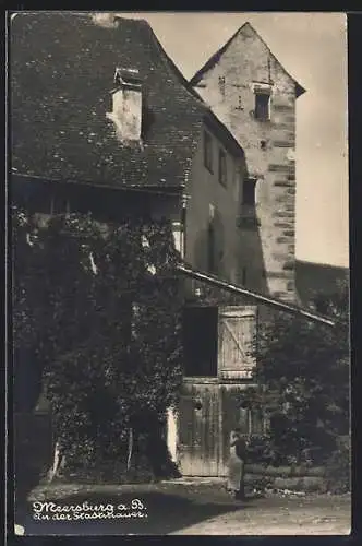 AK Meersburg a. B., An der Stadtmauer