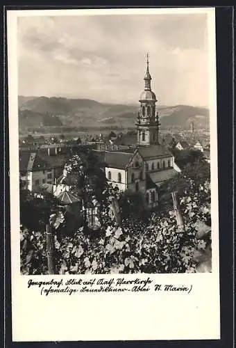 AK Gengenbach, Blick auf Katholische Pfarrkirche