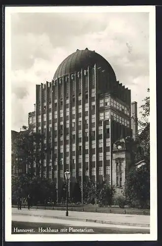 AK Hannover, Hochhaus mit Planetarium