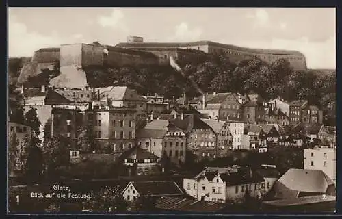 AK Glatz, Blick auf die Festung