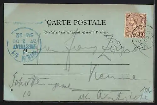 Mondschein-AK Monte Carlo, Panorama