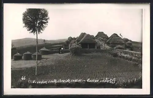 AK Ecuador, Costumbres de indios, Casesio indio