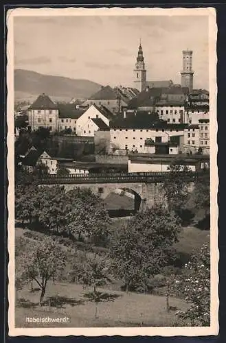 AK Habelschwerdt, Teilansicht mit Kirche