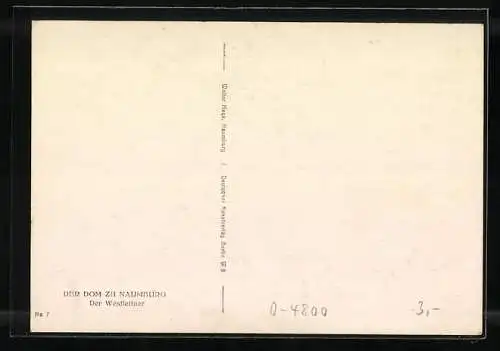 Foto-AK Deutscher Kunstverlag, Nr. Na 7: Naumburg, Dom, Westlettner