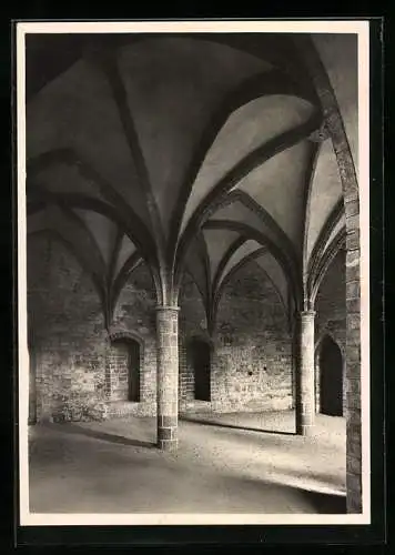 Foto-AK Deutscher Kunstverlag, Nr. 12: Chorin, Ehemal. Zisterzienserkloster, Fürstensaal
