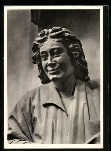 Foto-AK Deutscher Kunstverlag, NR 15: Der Dom Zu Meissen, Johannes der Evangelist