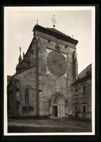 Foto-AK Deutscher Kunstverlag, Nr. 4: Ebrach /Oberfranken, Kirche des ehemal. Zisterzienserklosters