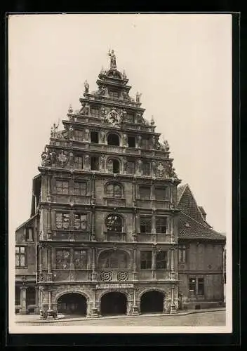 AK Braunschweig, Gewandhaus, Das alte Kaufhaus der Tuchhändlergilde