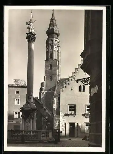 AK Straubing, Dreifaltigkeitssäule