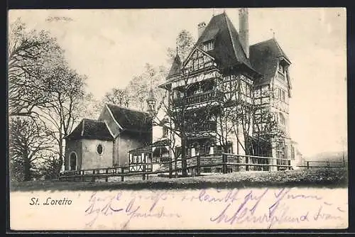 AK Freiburg / Breisgau, Kapelle St. Loretto