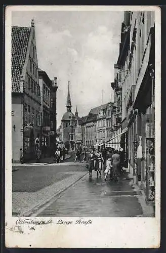 AK Oldenburg / Old., Lange Strasse