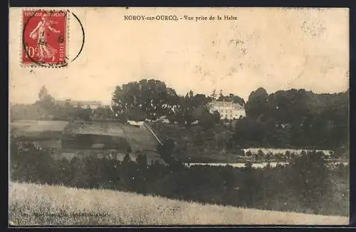 AK Noroy-sur-Ourcq, Vue prise de la Halte