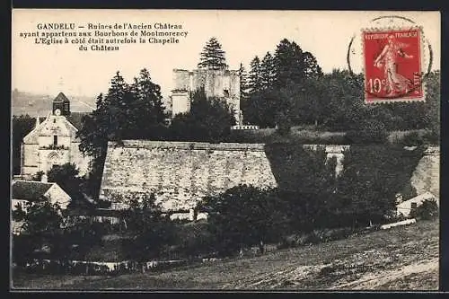 AK Gandelu, Ruines de l`Ancien Chateau