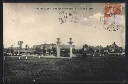 AK Quessy-Cité, Cité des Cheminots, Place du Stad