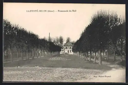 AK La Ferté-Milon, Promenade du Mail