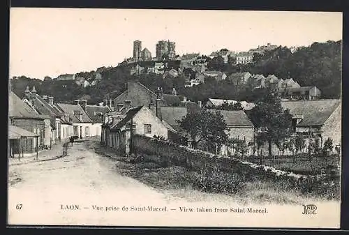 AK Laon, Vue prise de Saint-Marcel