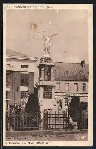 AK St-Michel-Sougland, Le Monument aux Morts