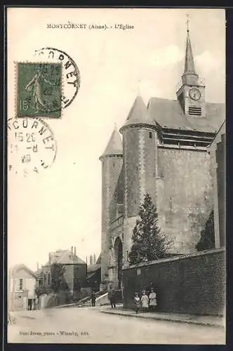 AK Montcornet /Aisne, L`Eglise