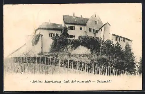 AK Stauffenberg /Bad. Schwarzwald, Schloss Staufenberg, Ostansicht