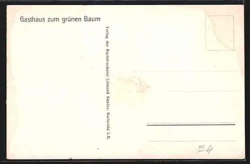 AK Langensteinbach, Totalansicht mit Kirche