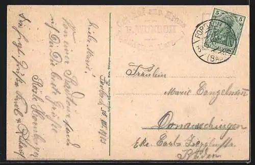 AK Forbach i. Murgtal, Teilansicht mit Kirche