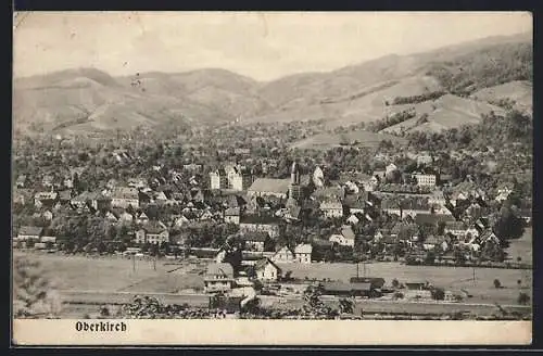 AK Oberkirch / Baden, Teilansicht mit Kirche