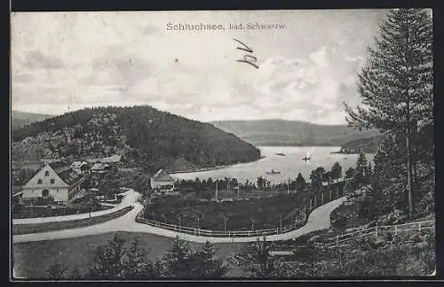 AK Schluchsee /Bad. Schwarzwald, Teilansicht