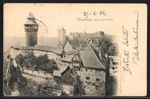 AK Nürnberg, Burg, Nordseite