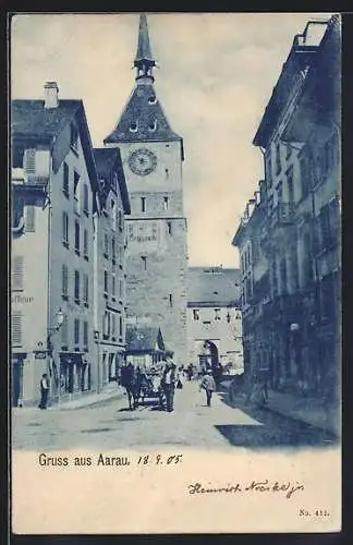 AK Aarau, Ortspartie an der Kirche