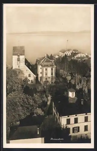 AK Romanshorn, Ortsansicht am Wasser