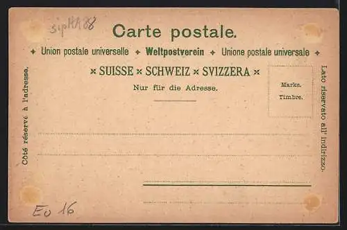 Lithographie Solothurn, Niklaus Wengi 1532, Ortsansicht