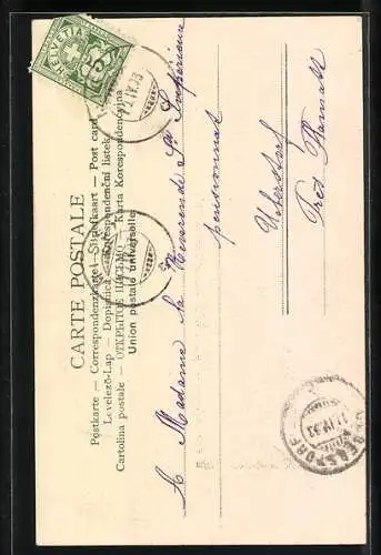 AK Schutzengel bewacht ein Kind an einer Klippe