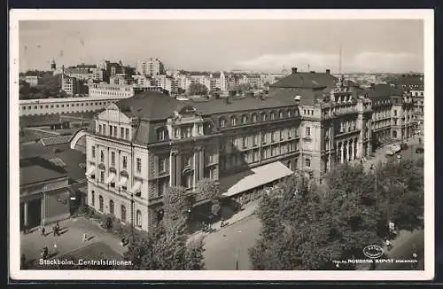 AK Stockholm, Centralstationen, Bahnhof