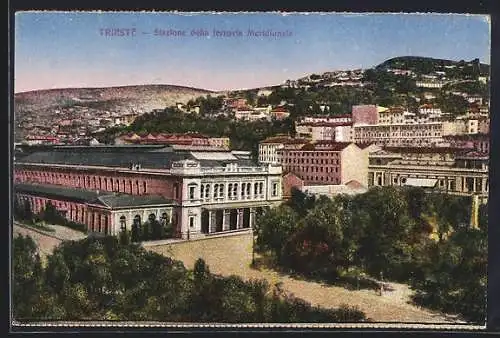 AK Trieste, Stazione della ferrovia Meridionale