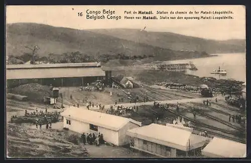 AK Matadi, Station de chemin de fer Matadi-Léopoldville