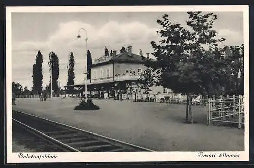 AK Balatonföldvár, Vasuti allomas