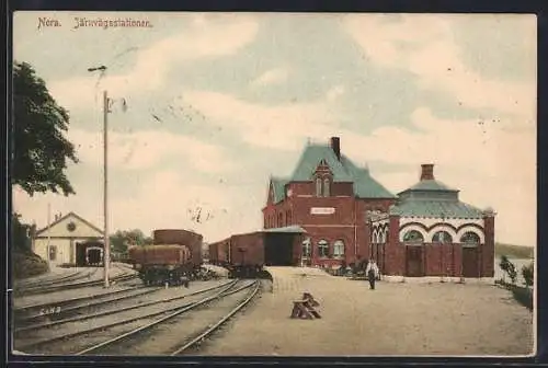 AK Nora, Järnvägsstationen